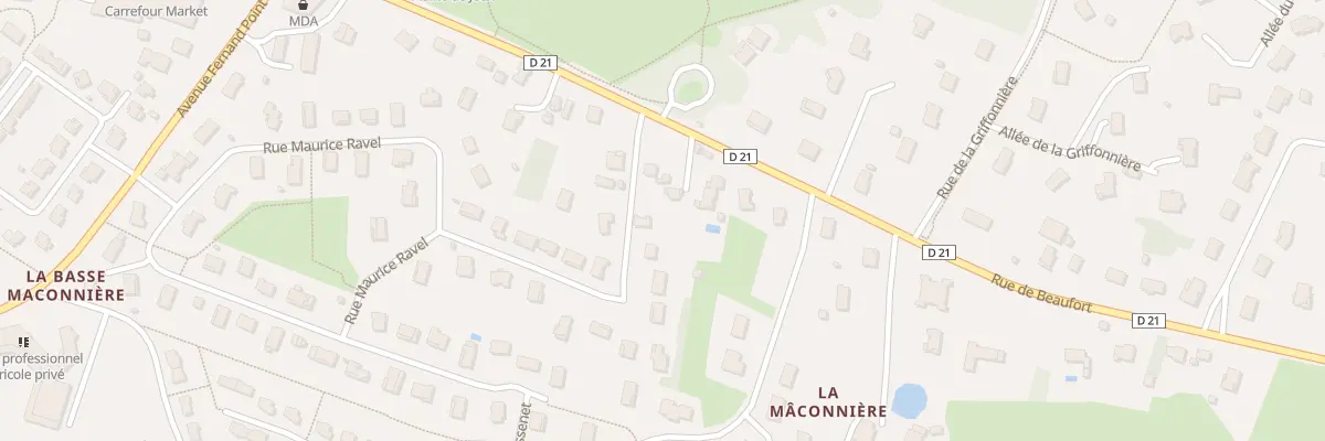 Plan du 42 Rue Maurice Ravel à Louhans-Châteaurenaud