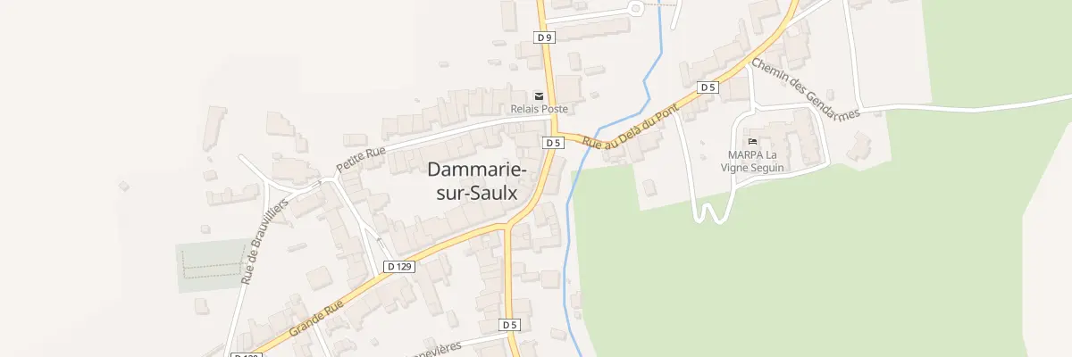 Plan du 7 Rue du Pont à Dammarie-sur-Saulx