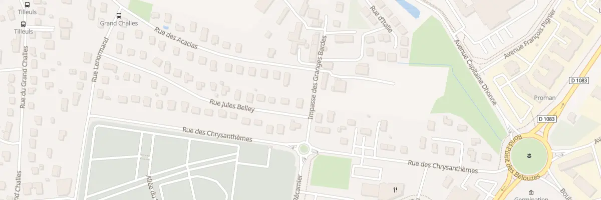 Plan du 31 Rue Jules Belley à Bourg-en-Bresse