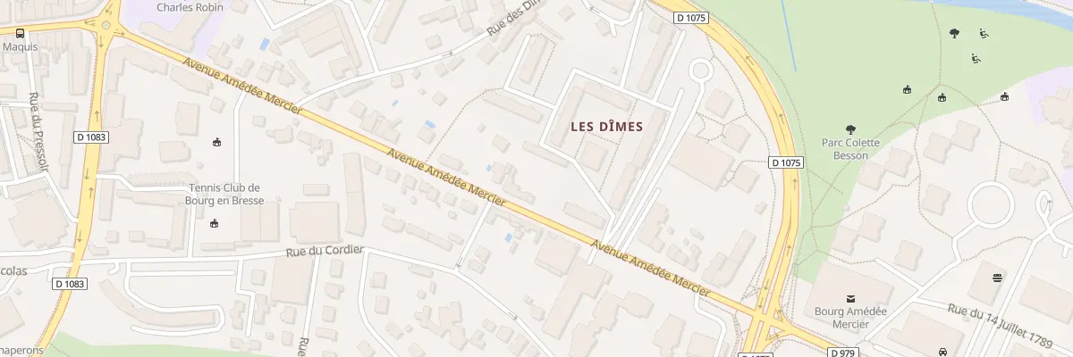 Plan du 35 Av Amédée Mercier à Bourg-en-Bresse
