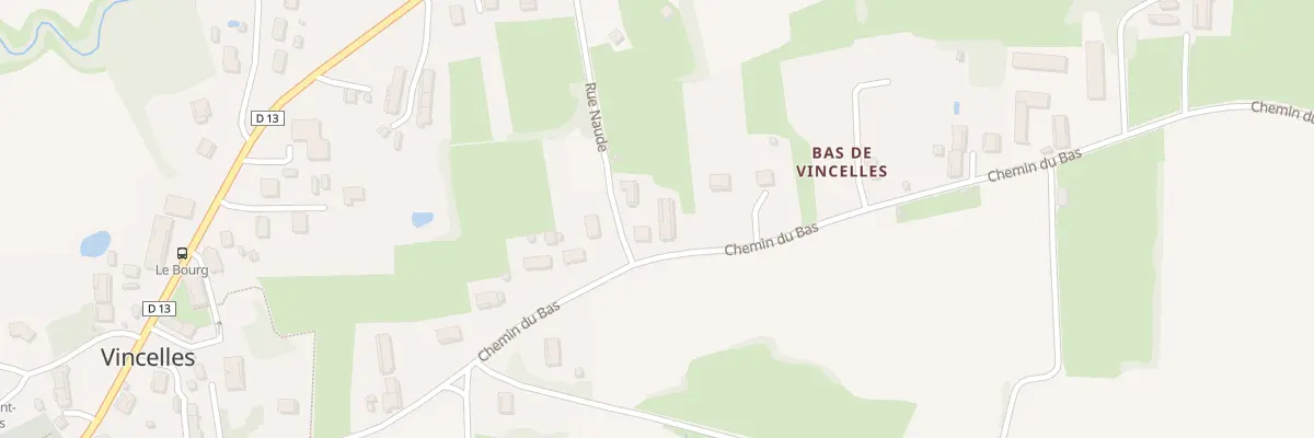 Plan du 575 Chem du Bas à Vincelles