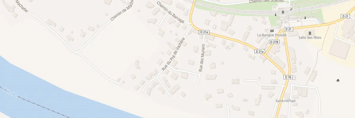 Plan du 113 Rue du Pré de Vachère à Saint-Hilaire-du-Rosier