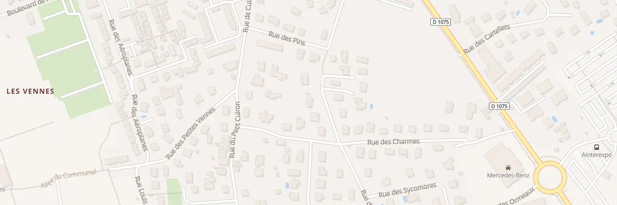 Plan du 13 Rue des Cèdres à Bourg-en-Bresse