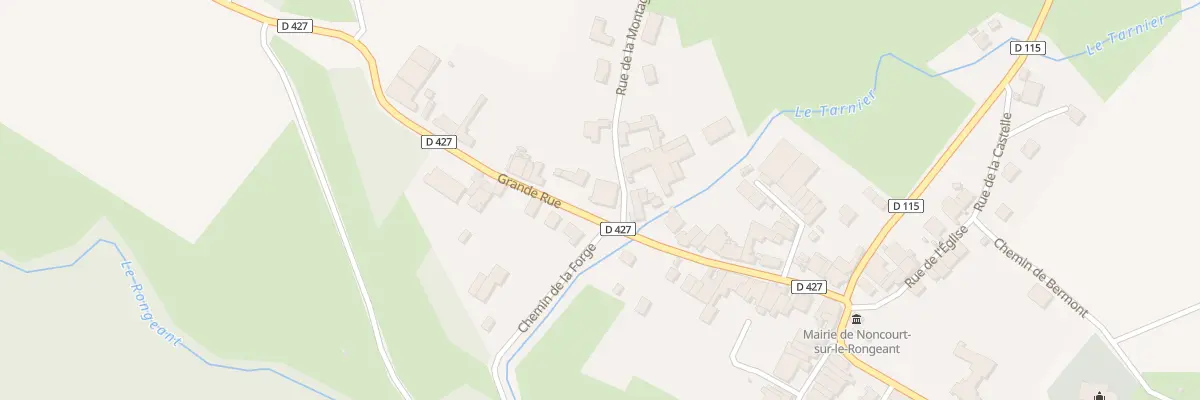 Plan du 1 Rue de la Montagne à Noncourt-sur-le-Rongeant