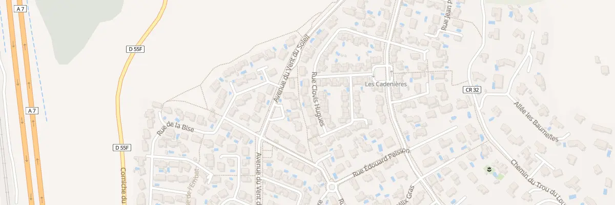 Plan du 25 Rue Clovis Hugues à Vitrolles