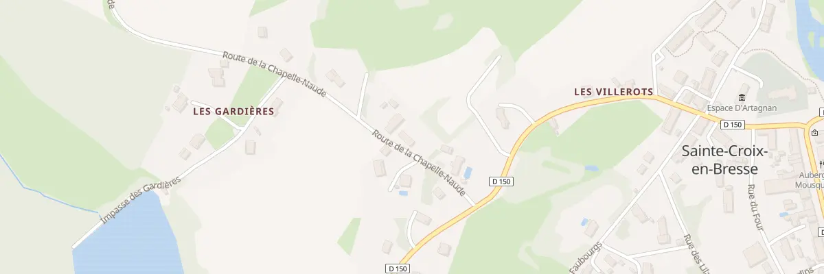 Plan du 140 Rte de la Chapelle Naude à Sainte-Croix-en-Bresse