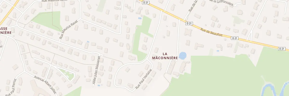 Plan du 5 Rue Charles Baudelaire à Louhans-Châteaurenaud