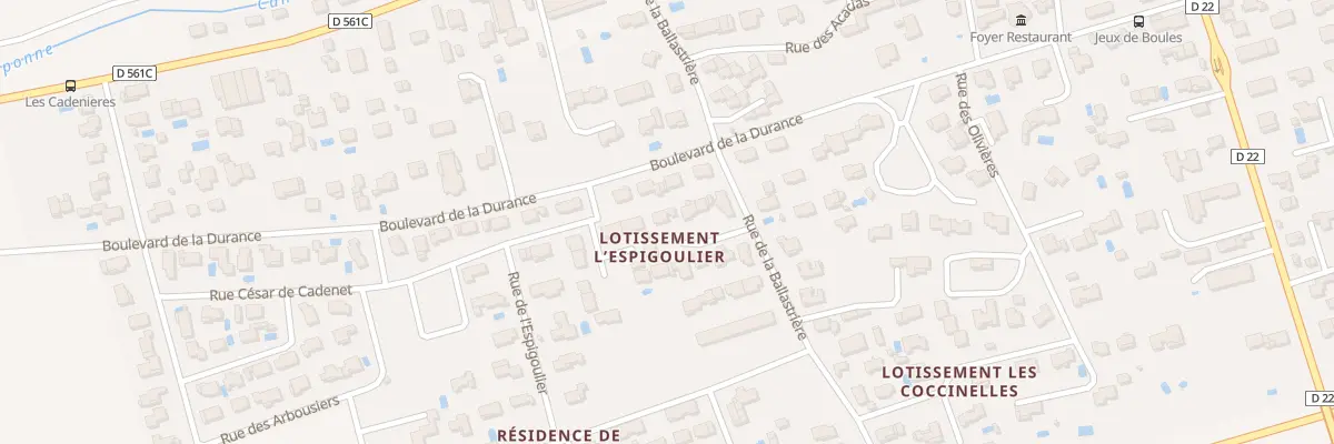 Plan du 9 Lot l’Espigoulier à Charleval