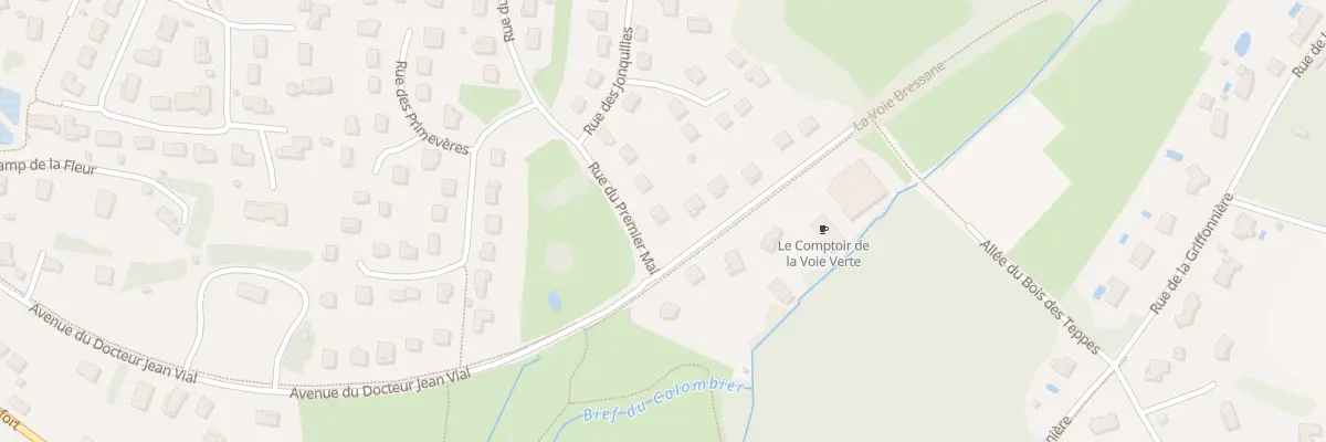 Plan du 2 Rue du Premier Mai à Louhans-Châteaurenaud