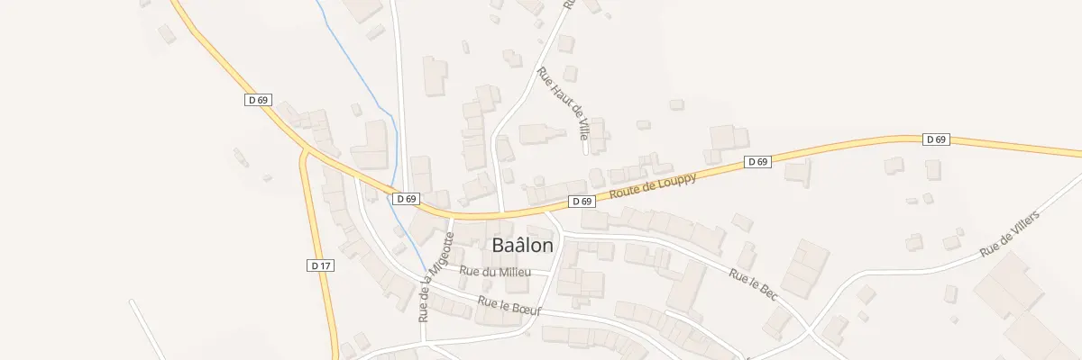Plan du 11 Rte de Louppy à Baâlon