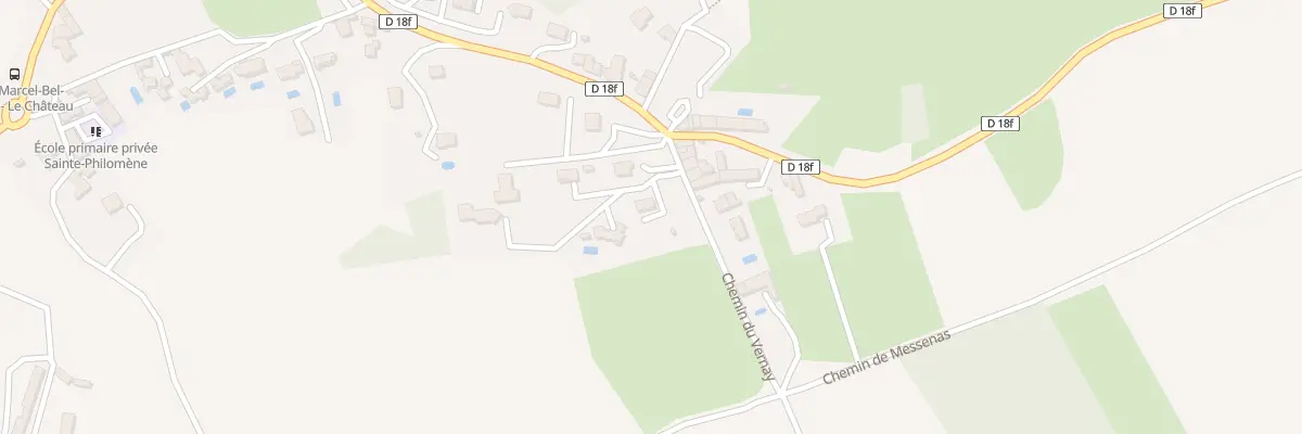 Plan du 30 Che du Vernay à Saint-Marcel-Bel-Accueil