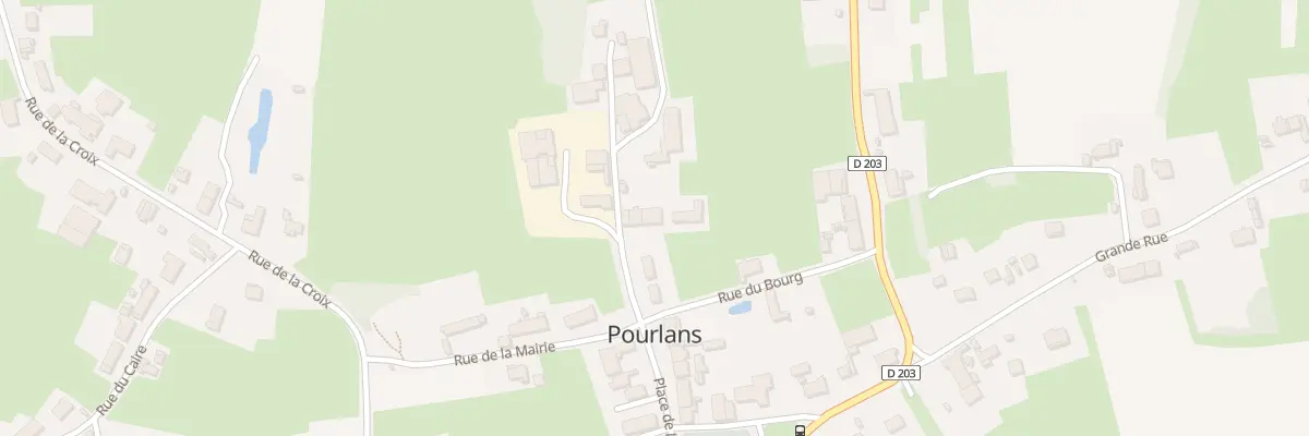 Plan du 4 Imp du Château à Pourlans