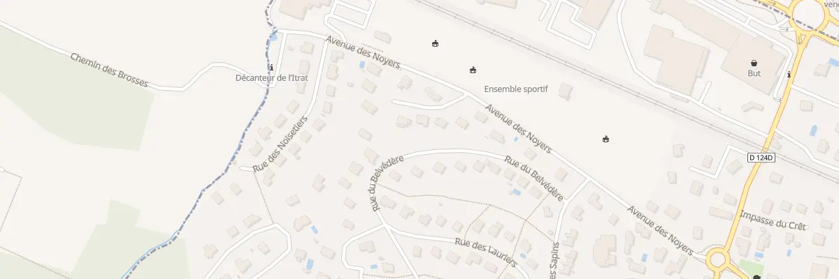 Plan du 5 Imp des Noyers à Domarin