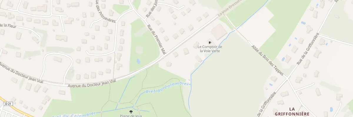 Plan du 30 Av du Docteur Jean Vial à Louhans-Châteaurenaud