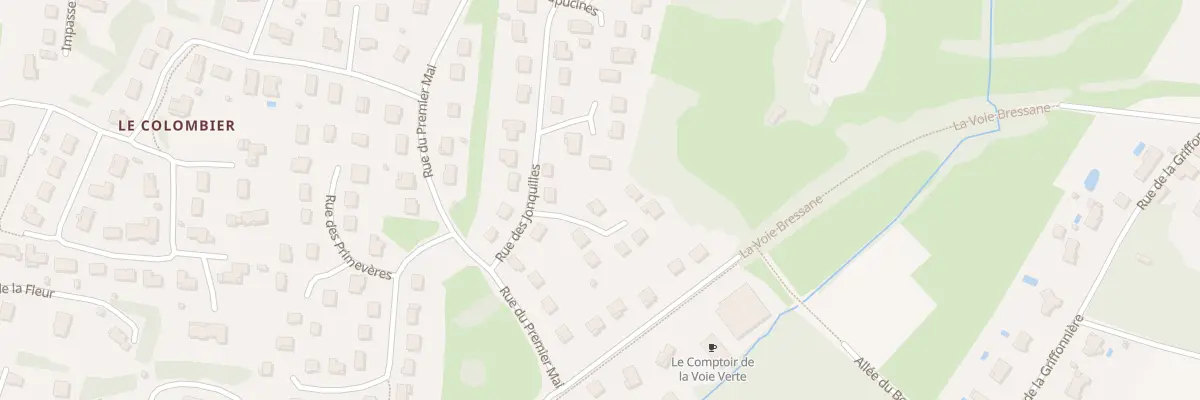 Plan du 1 All des Roses à Louhans-Châteaurenaud
