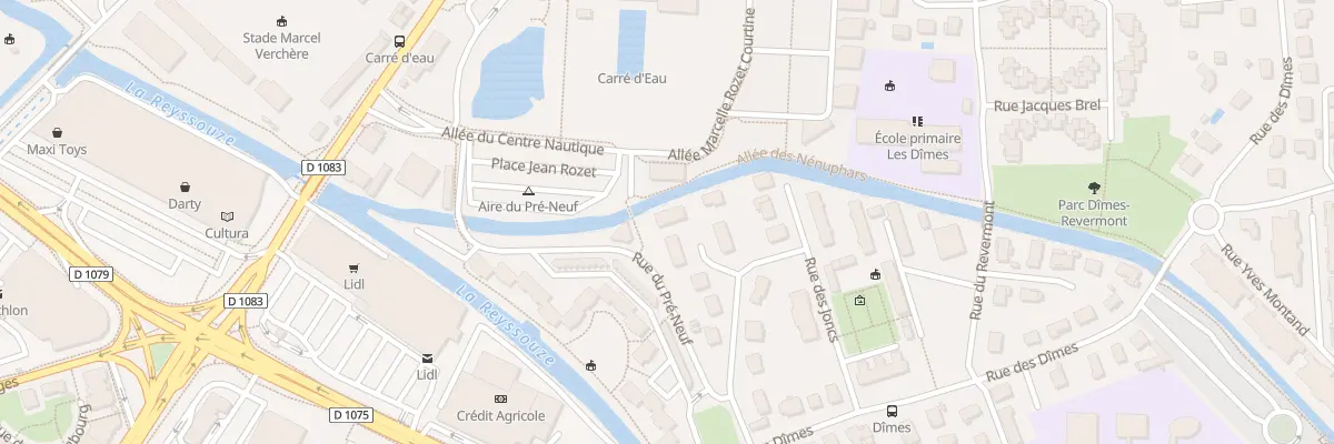 Plan du 11 Rue des Fougères à Bourg-en-Bresse