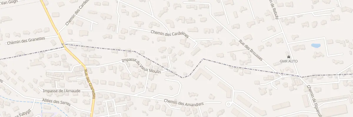 Plan du 20 Imp du Vieux Moulin à Marignane