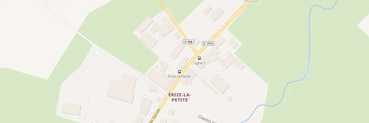 Plan du 6 Voie Sacree à Érize-la-Petite
