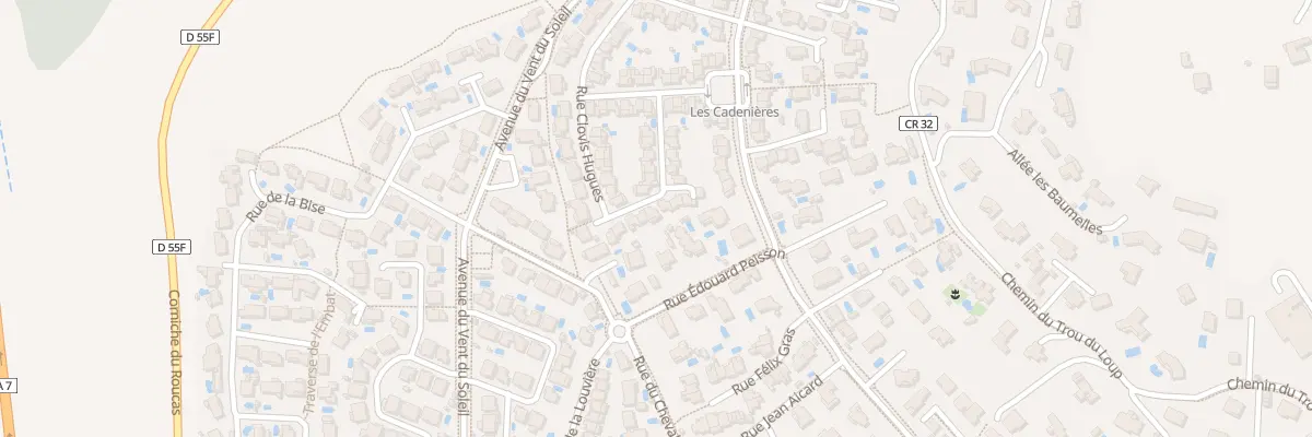 Plan du 45 Rue Clovis Hugues à Vitrolles
