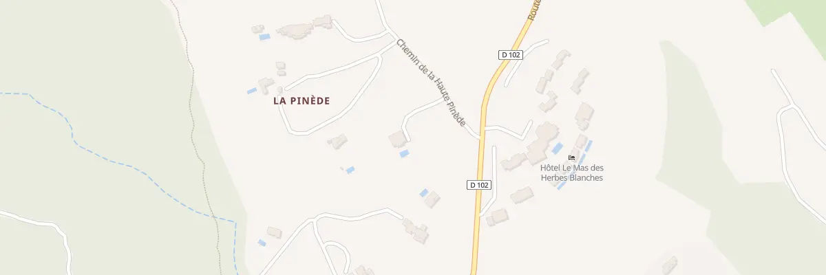 Plan du 55 Che de la Haute Pinede à Joucas
