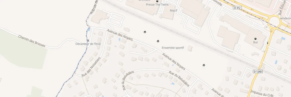 Plan du 41 Av des Noyers à Domarin