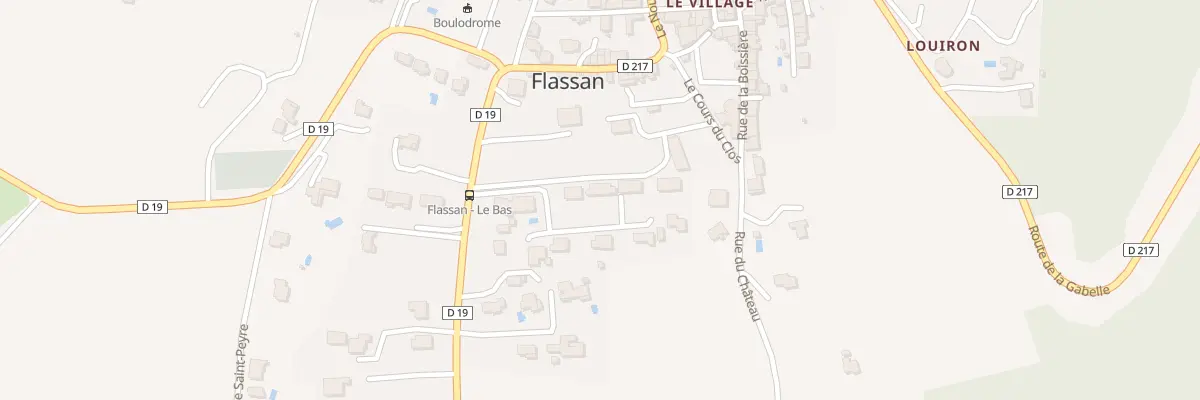 Plan du 4 Rte de Villes-sur-Auzon à Flassan