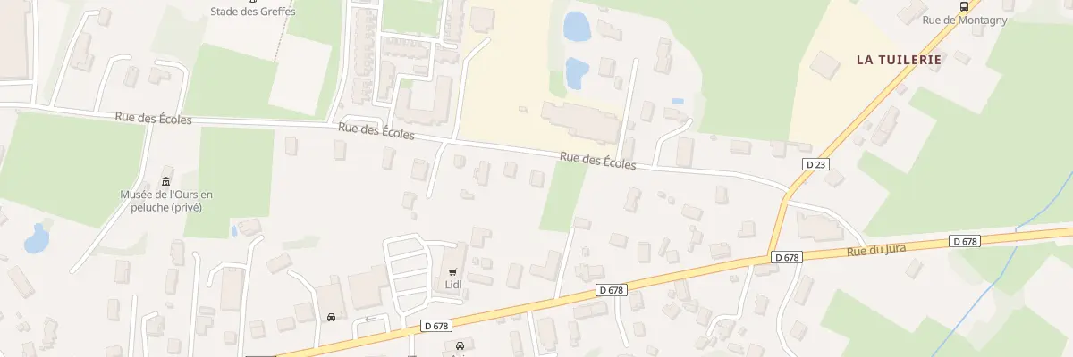 Plan du 840 Rue des Écoles à Louhans-Châteaurenaud