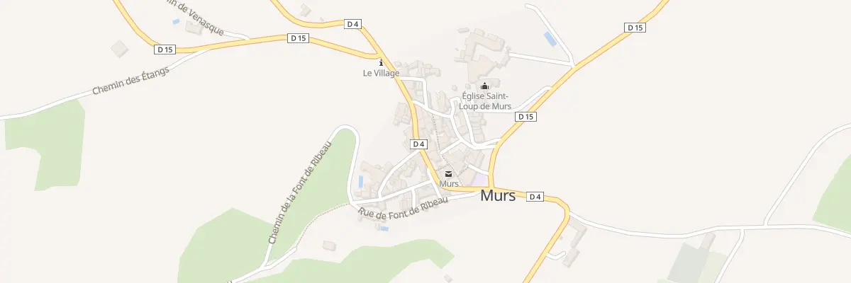Plan du 108 Rue Grand Rue à Murs