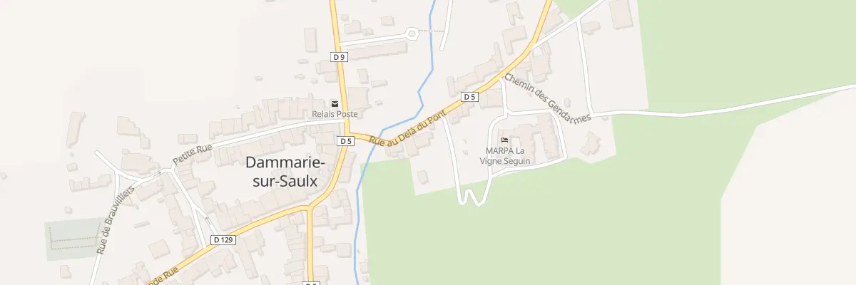 Plan du 6 Rue au Dela du Pont à Dammarie-sur-Saulx