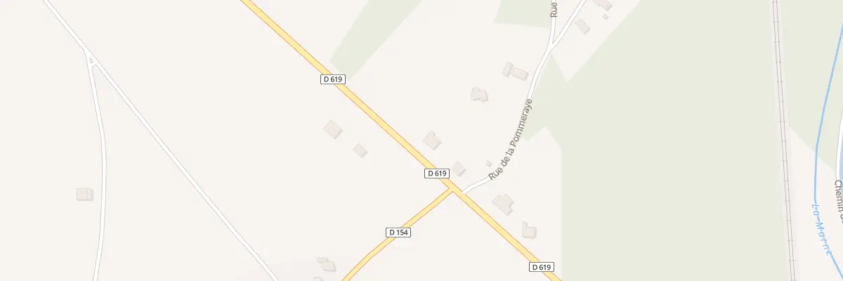 Plan du 1 Cd 619 à Marnay-sur-Marne