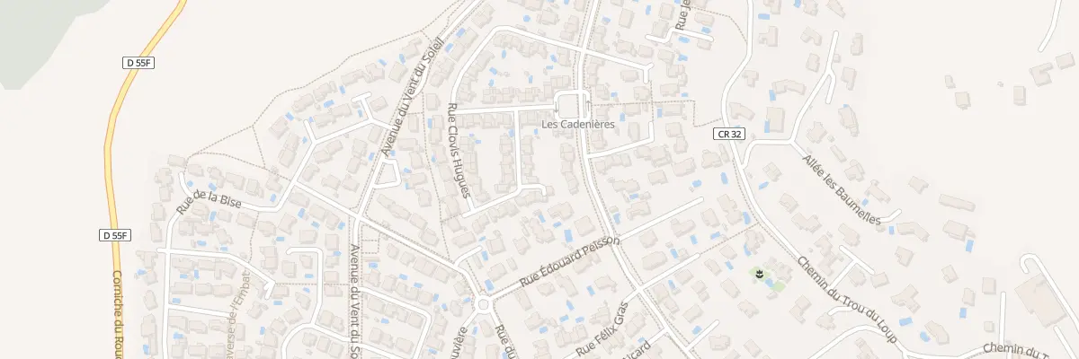Plan du 55 Rue Clovis Hugues à Vitrolles