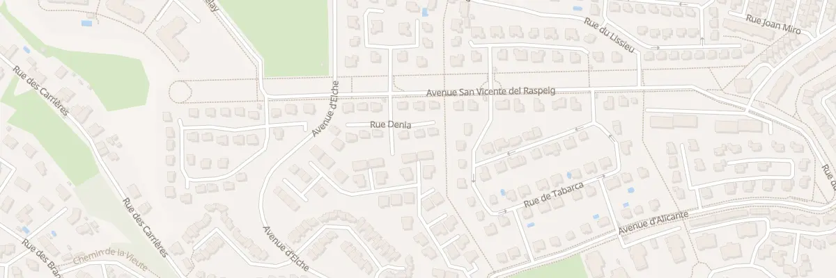 Plan du 4 Rue de Denia à L’Isle-d’Abeau