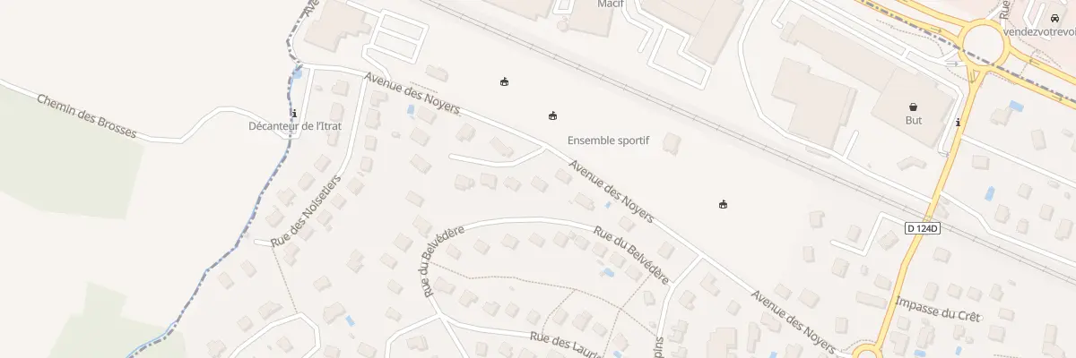Plan du 1 Imp des Noyers à Domarin