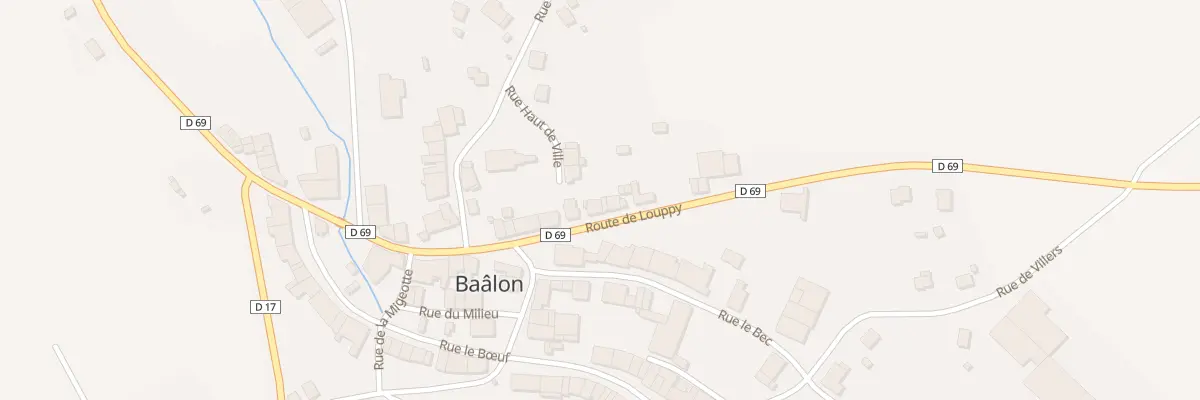 Plan du 19 Rte de Louppy à Baâlon