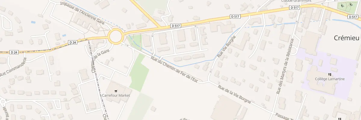 Plan du 4 Rue de la Vraie Croix à Crémieu