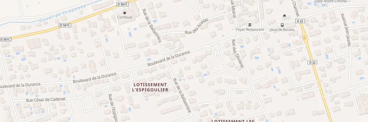 Plan du 41A Bd de la Durance à Charleval