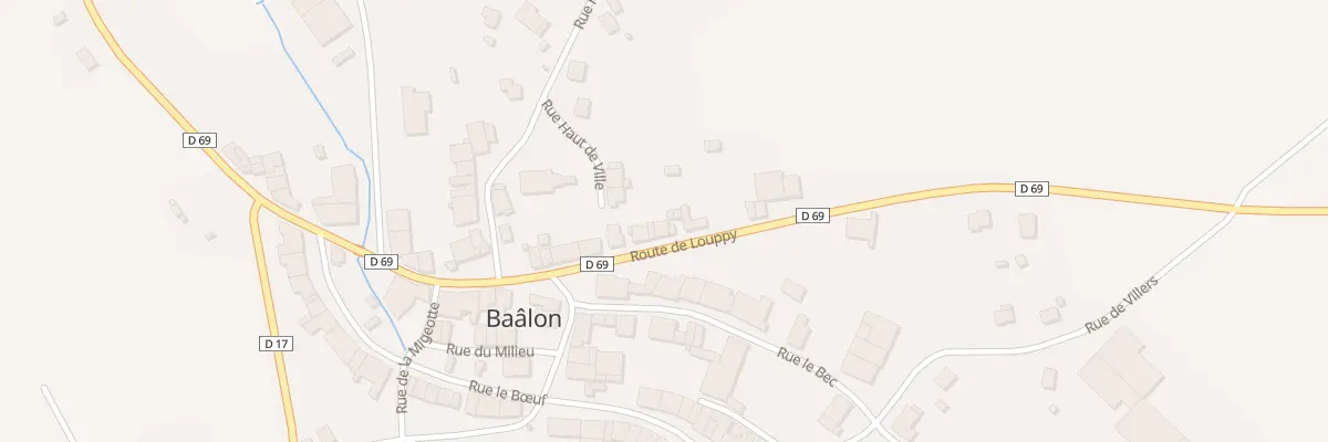 Plan du 21 Rte de Louppy à Baâlon