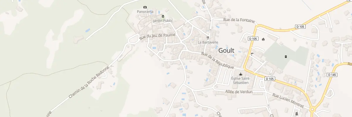Plan du 27 Rue du Rocher à Goult