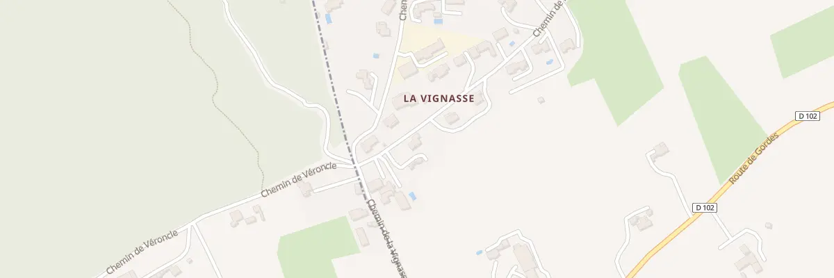 Plan du 1017 Che de la Vignasse à Joucas