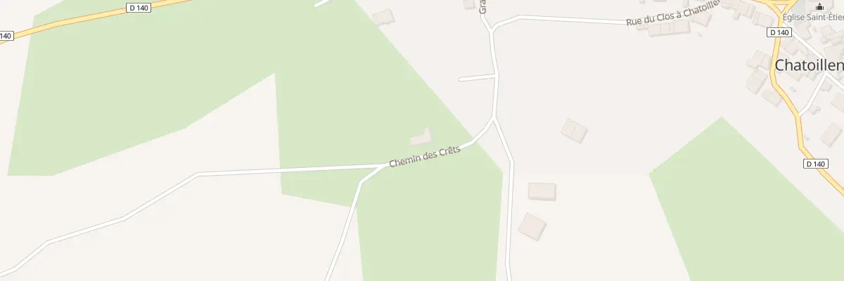 Plan du 8 Che des Crêts Chatoillenot au Val-d’Esnoms