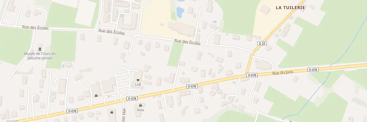 Plan du 83B Rue du Jura à Louhans-Châteaurenaud