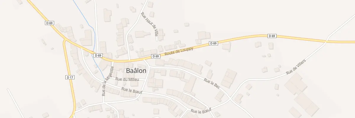 Plan du 5 Rue Le Bec à Baâlon