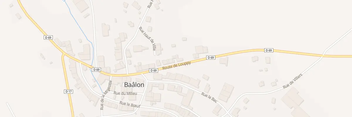 Plan du 23 Rte de Louppy à Baâlon