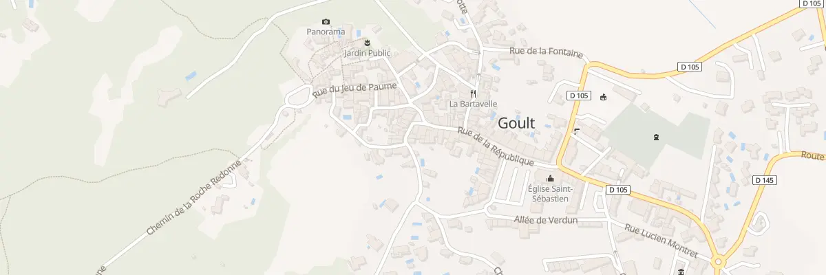 Plan du 21 Rue du Rocher à Goult
