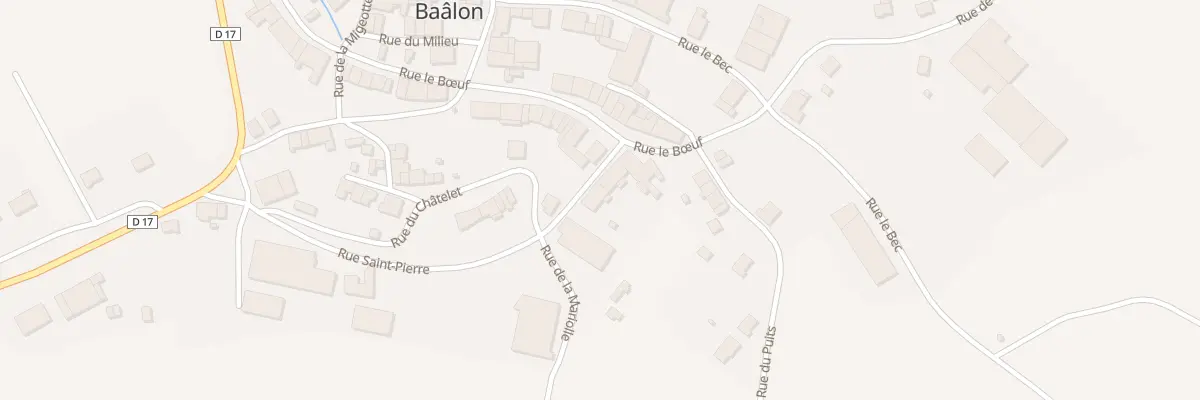 Plan du 5 Rue Saint Pierre à Baâlon