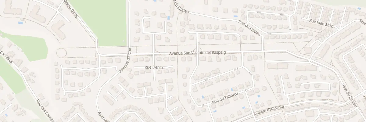 Plan du 15 Av San Vicente del Raspeig à L’Isle-d’Abeau