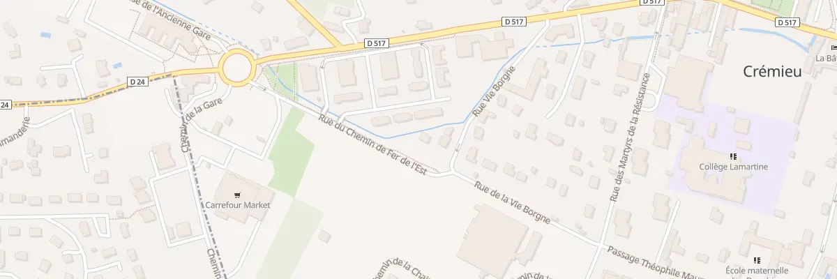 Plan du 164 Rue Vie Borgne à Crémieu