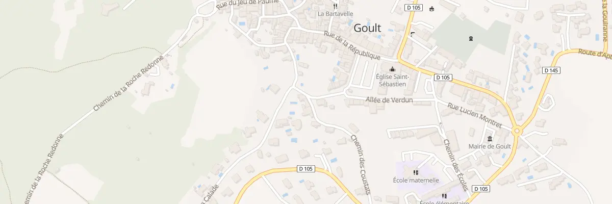 Plan du 23 Che de la Calade à Goult