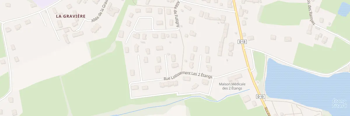 Plan du 16 Rue Lot Les 2 Etangs à Saint-Germain-du-Bois