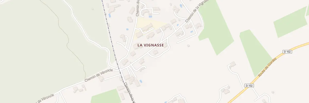 Plan du 957 Che de la Vignasse à Joucas
